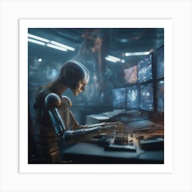 Cyborg 49 Art Print