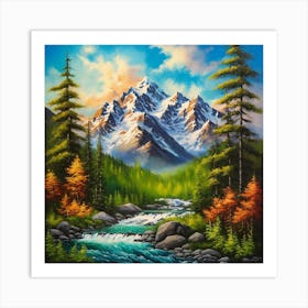 Mountain Stream 4 Art Print