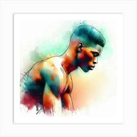 Portrait Of A Man Art Print