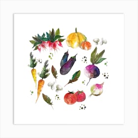 Les Legumes Art Print