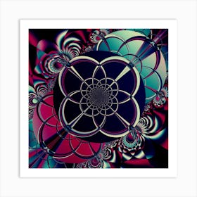 Fractal Artwork Abstract Background Art Pattern Art Print