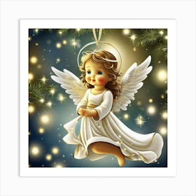 Angel Wallpaper 1 Art Print