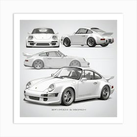 Porsche 911 Gt3 4 Art Print