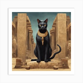 Egyptian Cat 1 Art Print