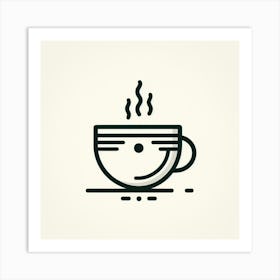 Coffee Cup Icon 7 Art Print