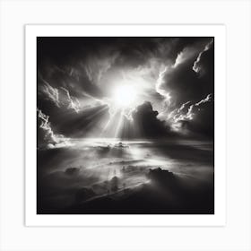 Black And White Photo Art Print