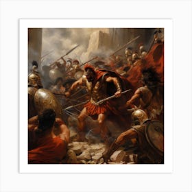 Ancient Battle 1 Art Print