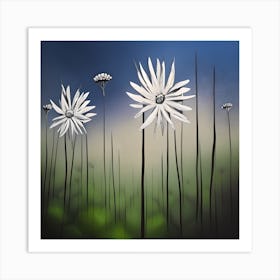 Simple Flowers Art Print