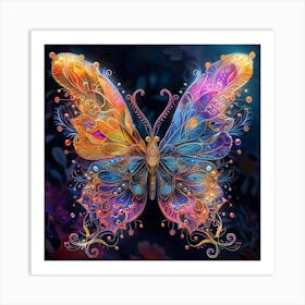 Butterfly Painting 1 Art Print