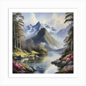 Mountain Lake 1 Art Print