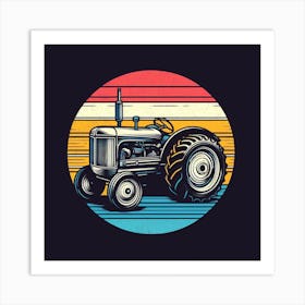 Vintage Tractor 2 Art Print