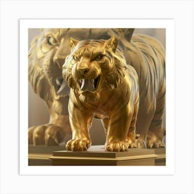 Golden Tiger 1 Art Print