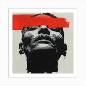 'Black & Red' Art Print