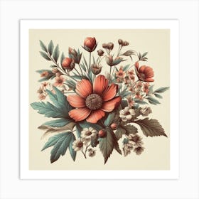 Floral Bouquet 8 Art Print