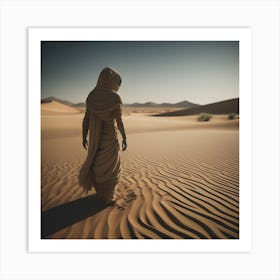 Mummy Walking Art Print