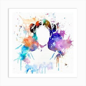 Princess Leia Watercolor Art Print