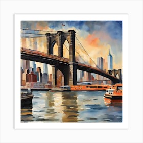 Brooklyn Bridge Art Print