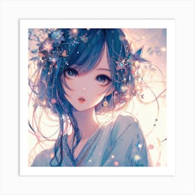 Anime Girl (73) Art Print