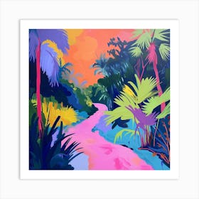 Colourful Gardens Fairchild Tropical Botanic Garden Usa 1 Art Print