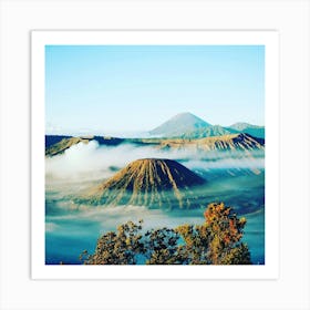 Bromo Mountain Art Print