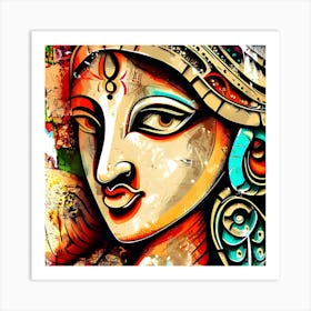 India folks Art Print