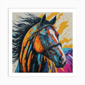 Horse Painting 1 Art Print