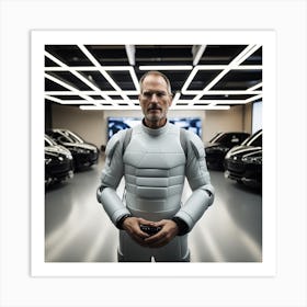 Steve Jobs In Space Suit 3 Art Print