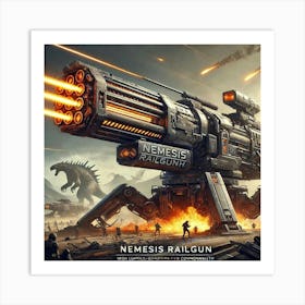 Nemesis Railguns Iron Commonwealth Art Print