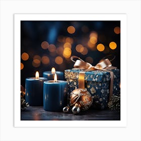 Elegant Christmas Gift Boxes Series008 Art Print