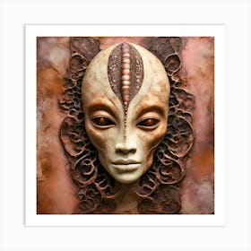 Alien Head Art Print