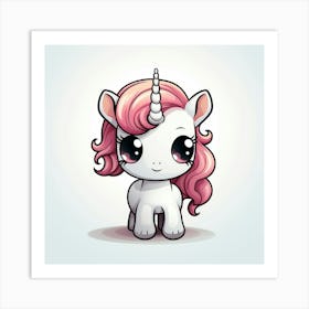 Cute Unicorn 399 Art Print