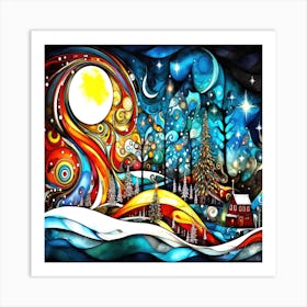 North Star Scenic - Winter Wonderland Art Print