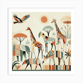 Lush Wildlife 06 Art Print