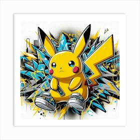 Pokemon Pikachu Art Print