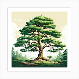 Tree In The Forest Art Print