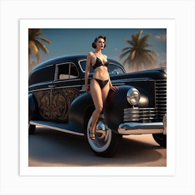 Vintage Car Art Print