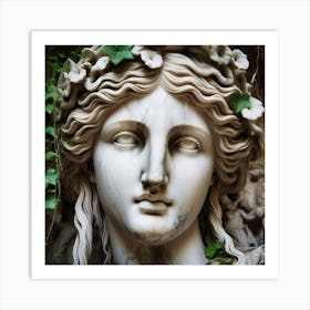 Head Of Aphrodite Art Print