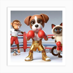 Boxing Ring 3 Art Print