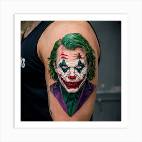 Joker Tattoo 24 Art Print