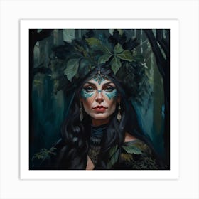 Elven Woman Art Print