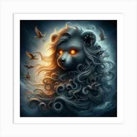 Troll Bear Art Print