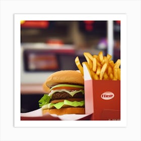 Fast Food Restaurant Art Print