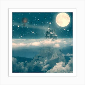 Castle In The Sky 5 Art Print