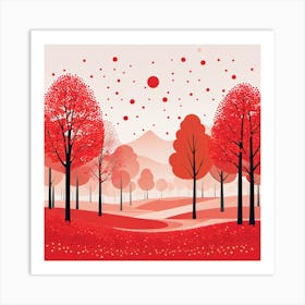 Autumn Landscape 6 Art Print