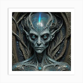 Alien Witch Art Print