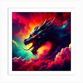 Dragon Design 1 Art Print