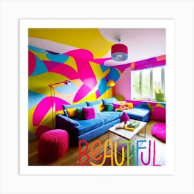 Beautiful Living Room 1 Art Print