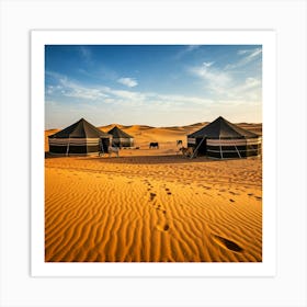 Bedouin Desert Life Art Print