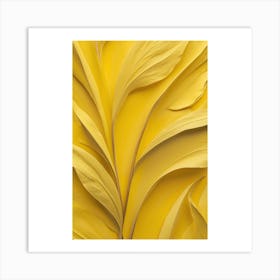Yellow Leaves Art Print