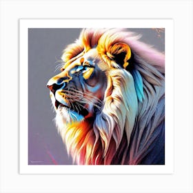 Lion Portrait 25 Art Print